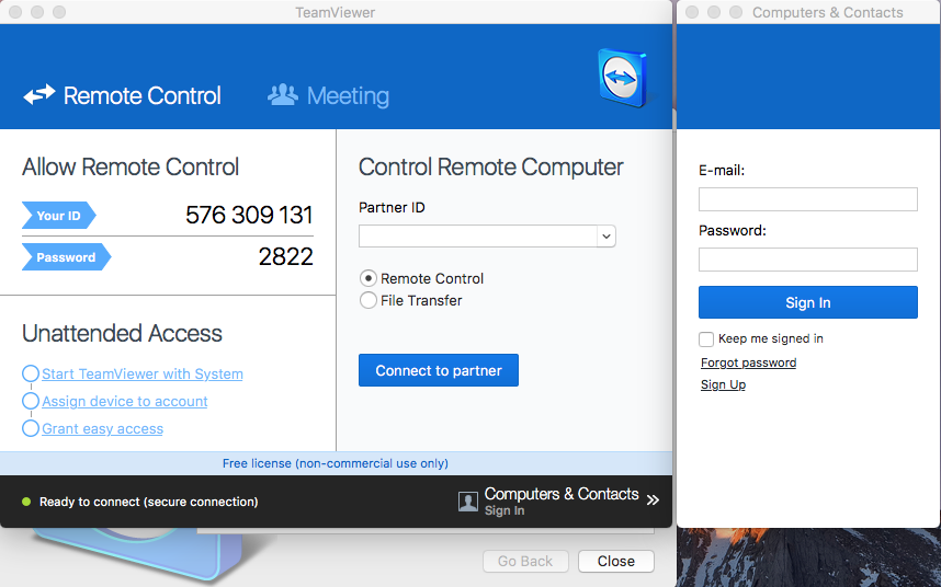 teamviewer for mac free download